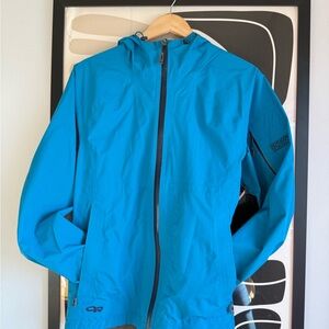 Outdoor Research Vibrant Blue Hooded Jacket